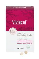 Viviscal Biotin Hair Supplement For Women, Pack of 180 Biotin & Zinc Tablets, Natural Ingredients with Rich Marine Protein Complex AminoMar C, Contributes to Healthy Hair Growth (3 Month Supply)