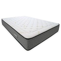 DUÉRMETE ONLINE Dormmete Gran Comfort-Materasso Molle insacchettate + viscoelastico Iron PRO con 7 Zone di Riposo, libertà di Movimento, 90x180