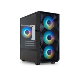 Mini Tour Gaming TQGCC901-B 'Seizure' Noir de TooQ : Un Design élégant et Fonctionnel Qui optimise Le Refroidissement et maximise l'espace pour des Performances exceptionnelles dans Vos Jeux.