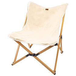 Aktive 63023 - Sedia pieghevole da campeggio Sabana Glamping, portatile, materiale: cotone e alluminio, resistente: peso massimo. Supporta 110 kg, Misure 58x61x73cm, sedie da campeggio