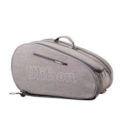 Wilson Bolsa de pádel Team, hasta 4 Palas, Gris