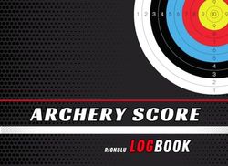 Archery score: Score sheet book for recording archery.