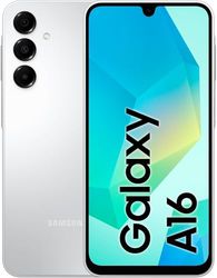 Samsung Galaxy A16 128 GB, Android smartphone, ontgrendeld, 6,7 inch display, 5000 mAh batterij, grijs