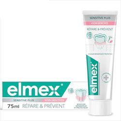ELMEX - Dentifrice Sensitive Plus Répare et Prévient - protège les dents sensibles - le tube de 75ml