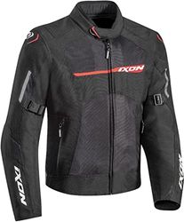Ixon Raptor Czarny Czerwona Kurtka motocyklowa, XXXL
