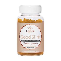 Lashilé Good Slim Integratore per il Metabolismo e L'Equilibrio del Peso corporeo con L-Carnitina, Sambuco, Cicoria, Matè, Vitamina B6 + C, 60 Pastiglie Gommose 1 mese di trattamento