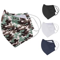 Iron Mountain 5 Pack 3 Layer Polyester Cotton Nano Mesh 30 x Washable 3 Maanden Wear Anti penetratie waterafstotende Face Mask, Camo