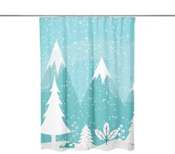 Bonamaison Shower Curtain, Polyester, Multicolor, 150x200