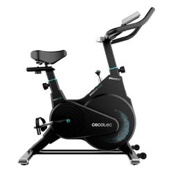 Cecotec Kompakt inomhus motionscykel med 10 kg tröghetsratt DrumFit inomhus 10000 Race. LCD-skärm, enhetshållare, tryckmätare, friktionsmotstånd, justerbar sadel och styre