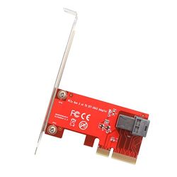 IO Crest PCI Express 4.0 x4 Host Adapter Card with SFF-8643 Mini-SAS HD 36Pin Connector for U.2 (SFF-8639) PCIe-NVMe SSD - Support Intel 750 2.5-inch U.2 SFF SSD