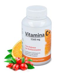 Espadiet Vitamina C + Bioflavonoides – Favorece el Sistema Inmune – Apoya la Protección de las Células Frente al Daño Oxidativo – Máxima Absorción – Vitalidad y Energía – 90 Comprimidos 1165mg