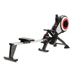 SportPlus | máquina de Remo, Sistema de frenado por turbina, sensación Realista, 8 Niveles de Resistencia al Aire, Ordenador de Entrenamiento, Plegable, Peso MAX. 150 kg, SP-MR-010