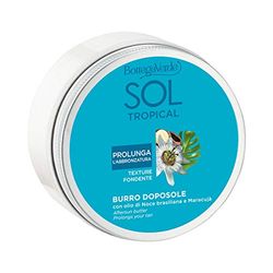 Bottega Verde - SOL Tropical, Burro Doposole Corpo, 200 ml, Nutre e Intensifica l’Abbronzatura, con Olio di Noce Brasiliana, Maracuja e Burro di Karitè, Formula Nutriente e Setificante