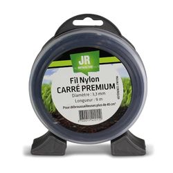 JR - Fil nylon 3.3 mm 9 m - Carré - Premium - FNY056