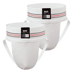 Suspensorio McDavid Athletic 3110 (2 Pares por Pack) - 3110R, XL, Blanco