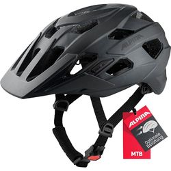 ALPINA Unisex - Volwassenen, ANZANA Fietshelm, black matt, 52-57 cm