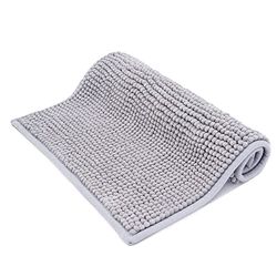 ROSMARUS Chenille Badematte Bobble, 43x61 Gris Clair