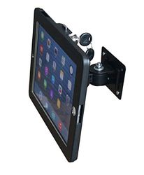 System-S afsluitbare wandhouder voor iPad Air 3 iPad Pro 10, 5 inch in zwart