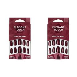 Elegant Touch Core Colour Nails Steel The Night (Pack of 2)