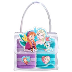 Kid Licensing Frozen Bolso con 18 gomas de pelo coletero 16x11