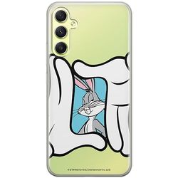ERT GROUP etui na telefon Samsung A34 5G, case oryginalny i oficjalnie licencjonowany przez Looney Tunes, wzór Bugs 025, optymalnie dopasowane, plecki z TPU częściowo przeźroczyste