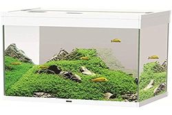 Askoll 280286 Emotion PRO Nature LED 100 wit met buitenfilter Pratiko 200, L, wit