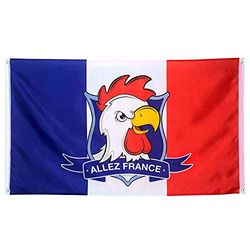 Generique - Vlag Supporter Allez Frankrijk, 90 x 150 cm