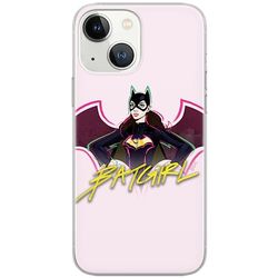 ERT GROUP mobiltelefonfodral för Iphone 13 originalt och officiellt licensierat DC mönster Bat Girl 004 Vit optimalt anpassad till formen på mobiltelefonen, fodral tillverkad av TPU-plast