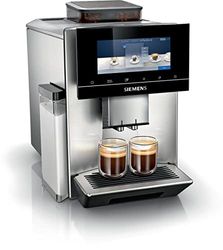 Siemens EQ900, macchina da caffè completamente automatica con smerigliatrice, baristaMode, eGrinder, beanIdent System, display iSelect da 6,8", Home Connect App, acciaio inossidabile, TQ905R03