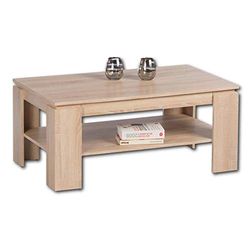 Stella Trading Harrison Centro com gaveta, aparência de carvalho sonoma, mesa de sofá espaçosa com prateleira para a sua sala de estar, 100 x 44 x 60 cm
