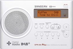 Sangean DPR-69 Dab+ White Radio Portable