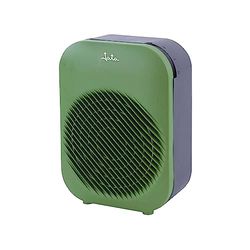 JATA TV55V - Calefactor Eléctrico con Termostato Ajustable. 2000 W. 2 Potencias de Calor y Ventilador. Calentamiento Rápido. Antivuelco. Protección Sobrecalentamiento. Color Verde
