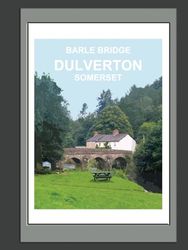 Dulverton Somerset Notebook: Exmoor National Park Blank lined Notebook, Journal Gift Book, Planner