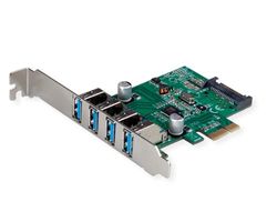 VALUE Scheda PCI Express, USB 3.2 Gen 1, 4 porte