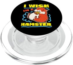 Diseño de hámsters para propietarios domésticos de roedores PopSockets PopGrip para MagSafe