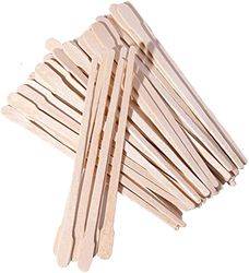 Wenkbrauwsticks, waxapplicator, 100 stuks hout waxspatel hout handwerk sticks voor gezicht en kleine haarverwijderingsstokken