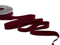 Furlanis - Piattina Elegante Con Rame, Nastro Decorativo Per Confezioni Regalo, Tessuto Italiano - Amaranto, 15 mm x 20 m