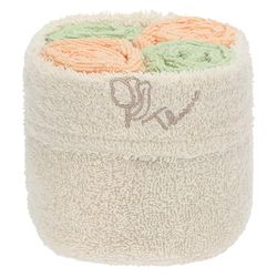 THUN Set van 4 gastendoekjes met mand