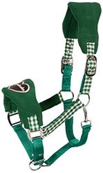 PFIFF 102433-205-Pony Licol en Plastique pour Cheval Vert/Rose Taille S