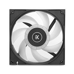EK Water Blocks EK-Vardar Evo 140ER 140mm Addressable D-RGB 400-1600 RPM Computer Case Fan - Black