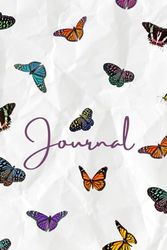 Tranquil Butterfly Dreams Journal - 6"x 9" with 200 Lined/Ruled Pages
