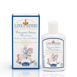 Helan, Linea Bimbi Bio - Intimate Wash for Girls with Aloe Vera, Apricot & Chamomile Essential Oils, Microbiologically Tested for Intimate Hygiene, Gentle Baby Intimate Cleanser, Made in Italy, 125 ml