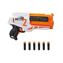 Nerf Ultra Two-blaster gemotoriseerd - Snelle herlaadfunctie - Inclusief 6 Nerf Ultra-darts - Alleen compatibel met Nerf Ultra-darts