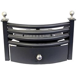 Fire Vida Grelha de fogo, metal, preto, 41 x 31 x 30 cm