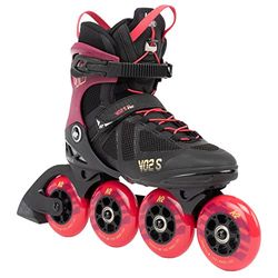 K2 Skate VO2 S 90 kort muff unisex – vuxna inline-skridskor – vinröd – rosa – 30G0247