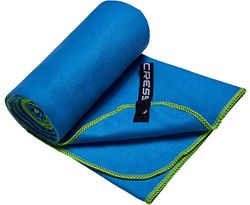 Cressi Unisex Fast Drying Microfibre Towel, Blue/Green, 60x120 UK