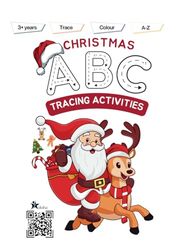 ABC Tracing Fun: Learn A-Z Christmas Edition (Black and White): Celebrate the Holidays While Learning the Alphabet!