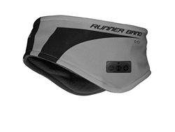 Bandeau de sport SBS avec écouteurs sans fil, casque d'hiver avec oreillettes, lavable, idéal pour la course, la randonnée, la marche, gris
