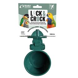 Hari Lock & Crock voer- en waterbak, huisdier vogelkooi accessoire, klein