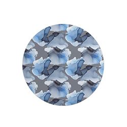 Questo Casa, Round Digital Printed Mouse Pad, Non-Slip Base, for Office and Home, Diameter:22cm